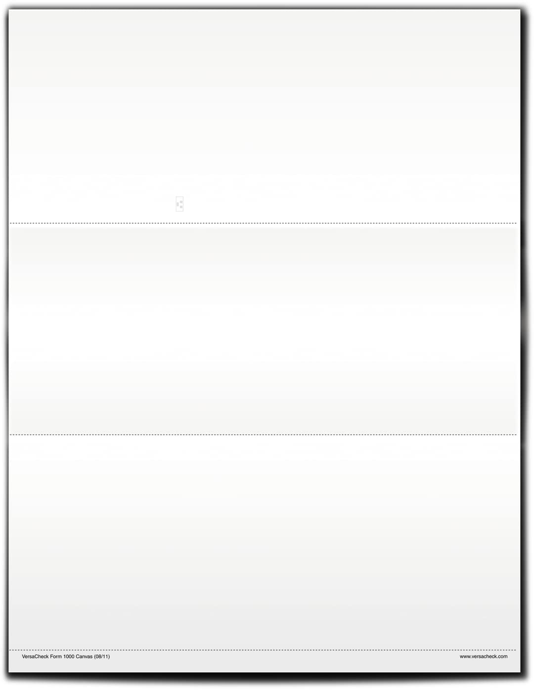 Valuechex Uv Secure Check Paper- Blank Check Stock - Business Check On Top, Canvas, 55 Count