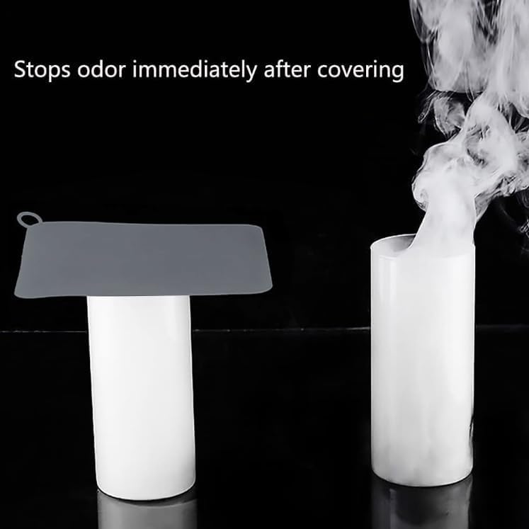 2 Pieces 6 X 6 Inch Silicone Tub Stopper Floor Drain Cover Sewer Anti-Odor Mat Deodorizing Drain Plugs For Kitchen,Bathroom And