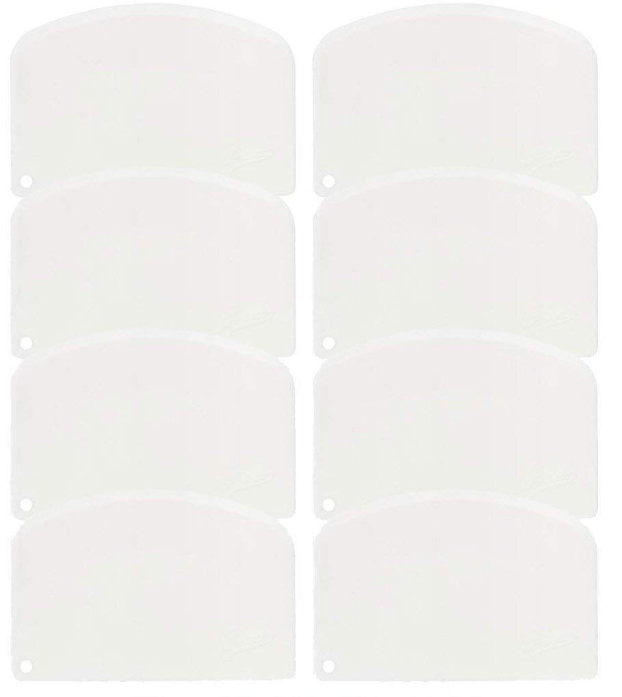 Ateco 1303 Bowl Scraper, Set Of 8