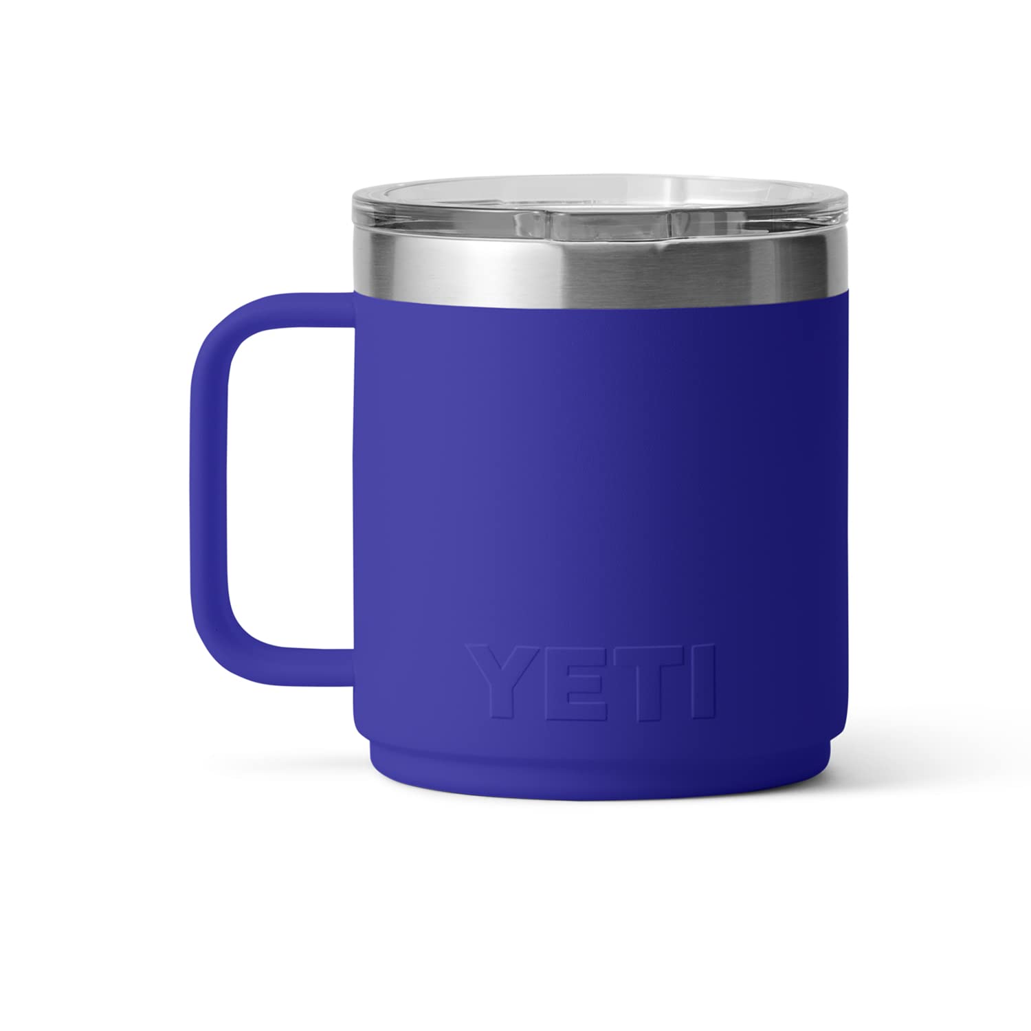 YETI Rambler 10 oz Stackable Mug - Vacuum Insulated Stainless Steel, Offshore Blue, Model 21071500971