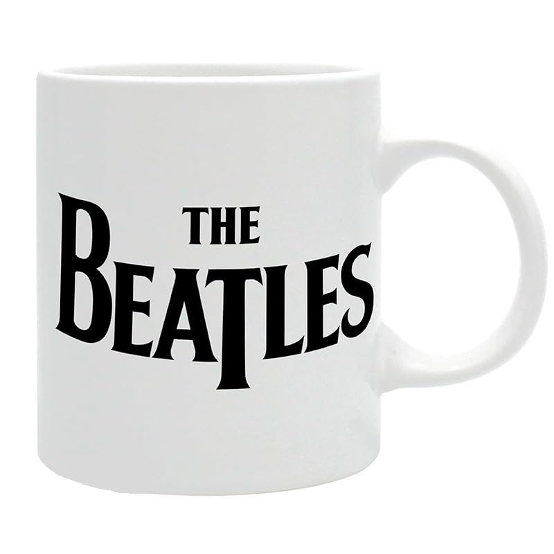 ABYSTYLE GB eye The Beatles Logo Ceramic Coffee Tea Mug 11 Oz. Music Artist Band Drinkware Home & Kitchen Essential Gift