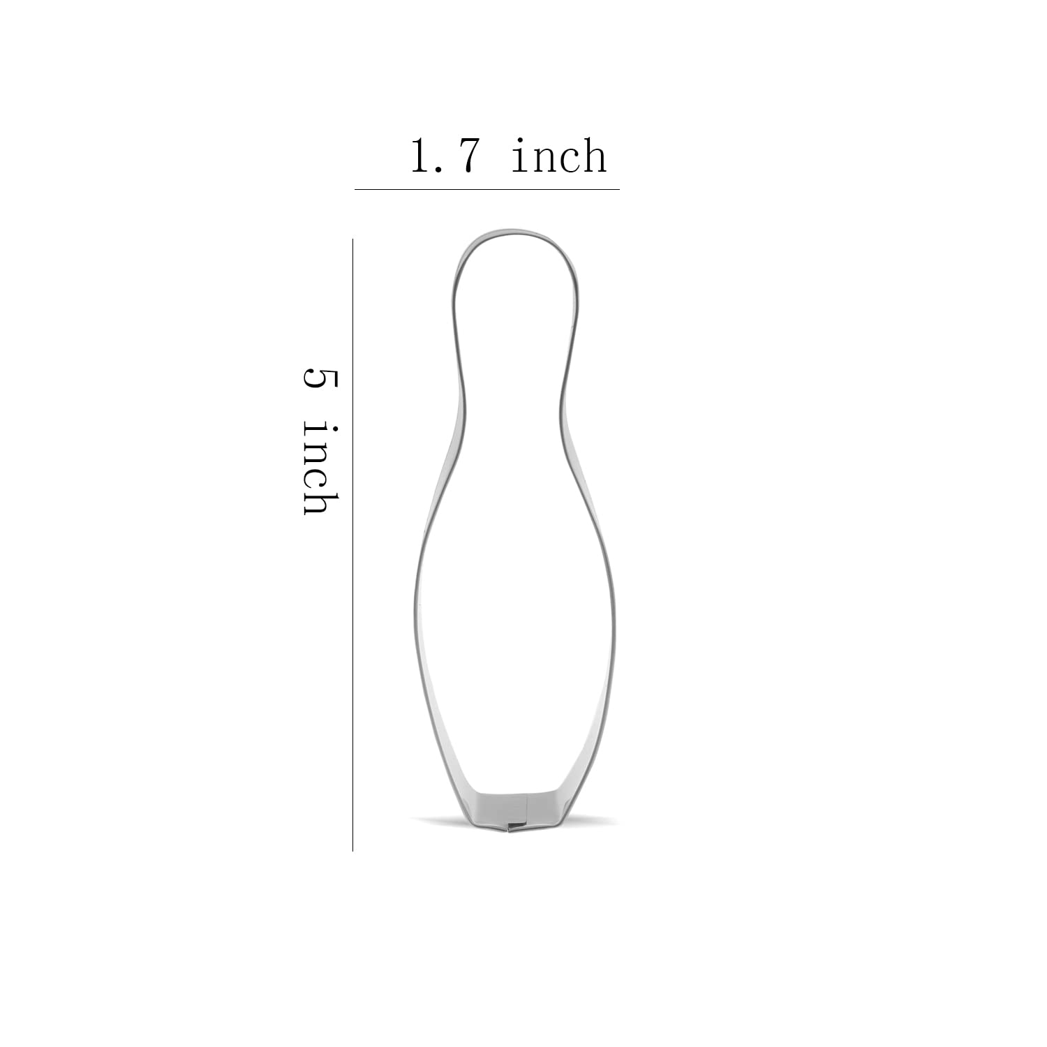 Bowling Pin And Bowling Ball Cookie Cutter - Stainless Steel