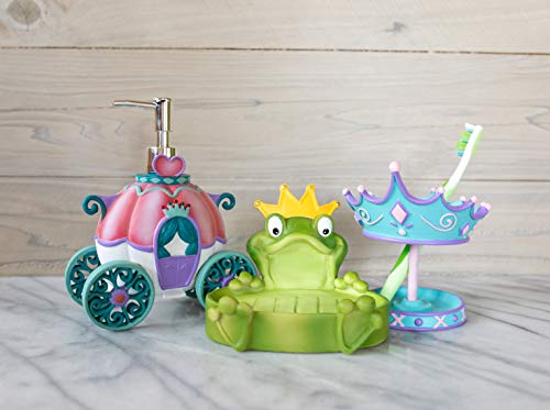 Borders Unlimited Frog Soap Dish Princess Camryn, Multi