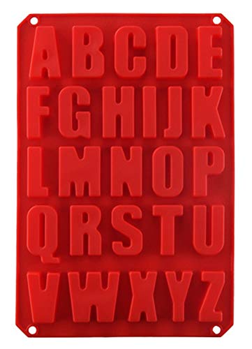 Silicone Letter Cake Mold Bpa Free, Non-Stick Chocolate Mold Soft And Easy To Release, Decorating Silicone Red Mold Cake Baking