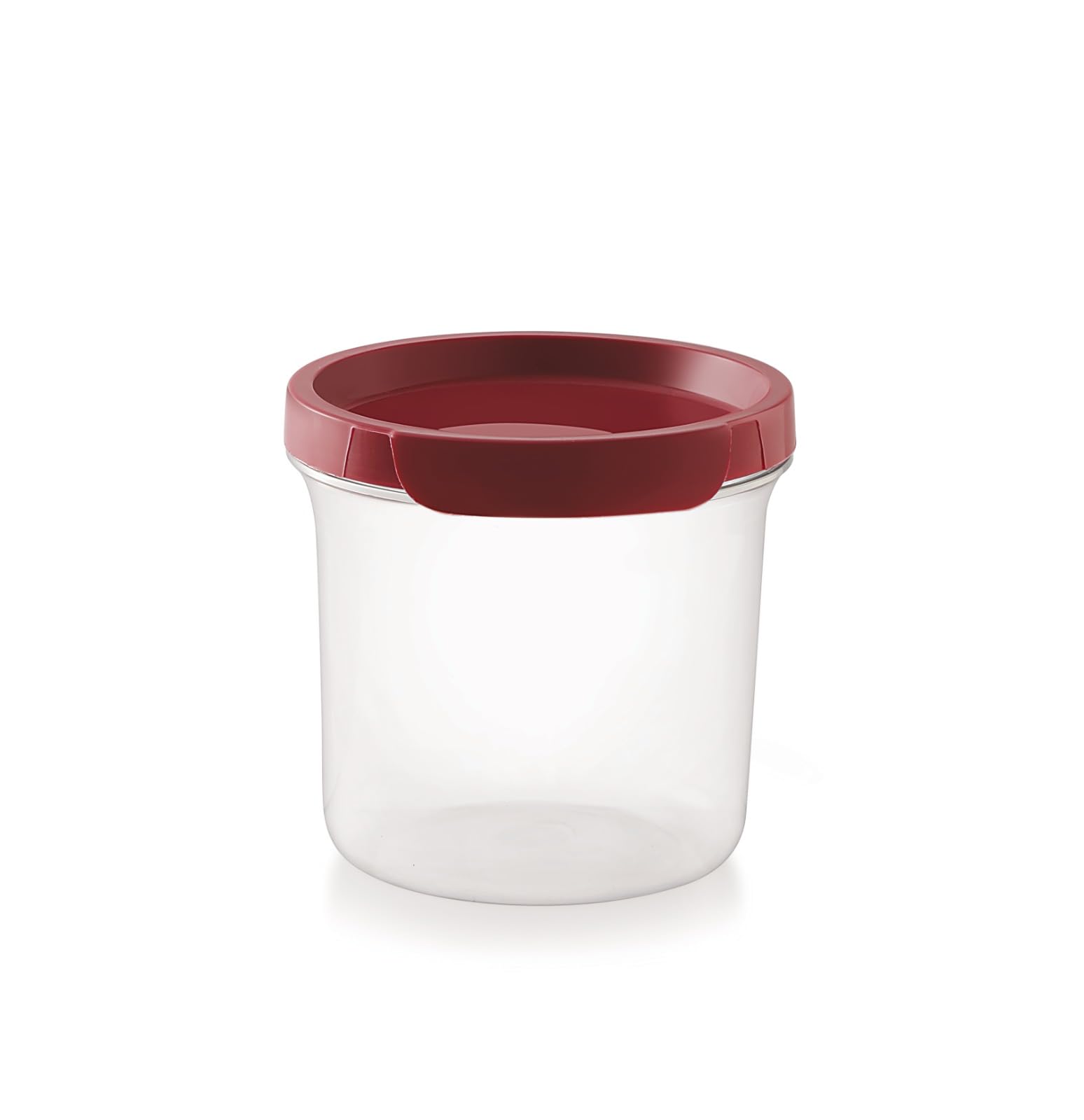Mastercook Pp862 Food Storage Containers Of Round Shape, Set Of 2, Red (800Ml)