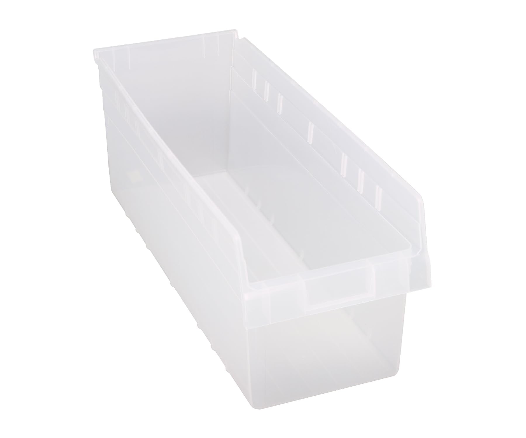 Quantum Storage Systems QSB814CL Store-MAX Part Organizer Clear Bins 24 L x 9 W x 8 H 6 Pack