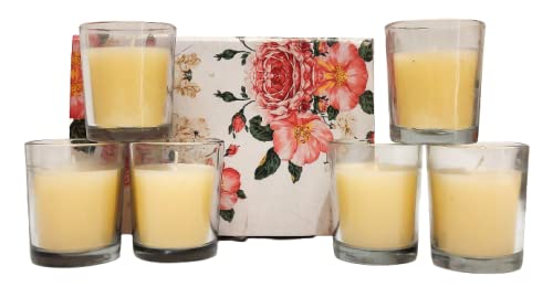 Floryn Decor Votive Glass Candle | Perfume Candles for Home | Candles for Home Decoration Fragrance | Burning Time- 10 Hours eac