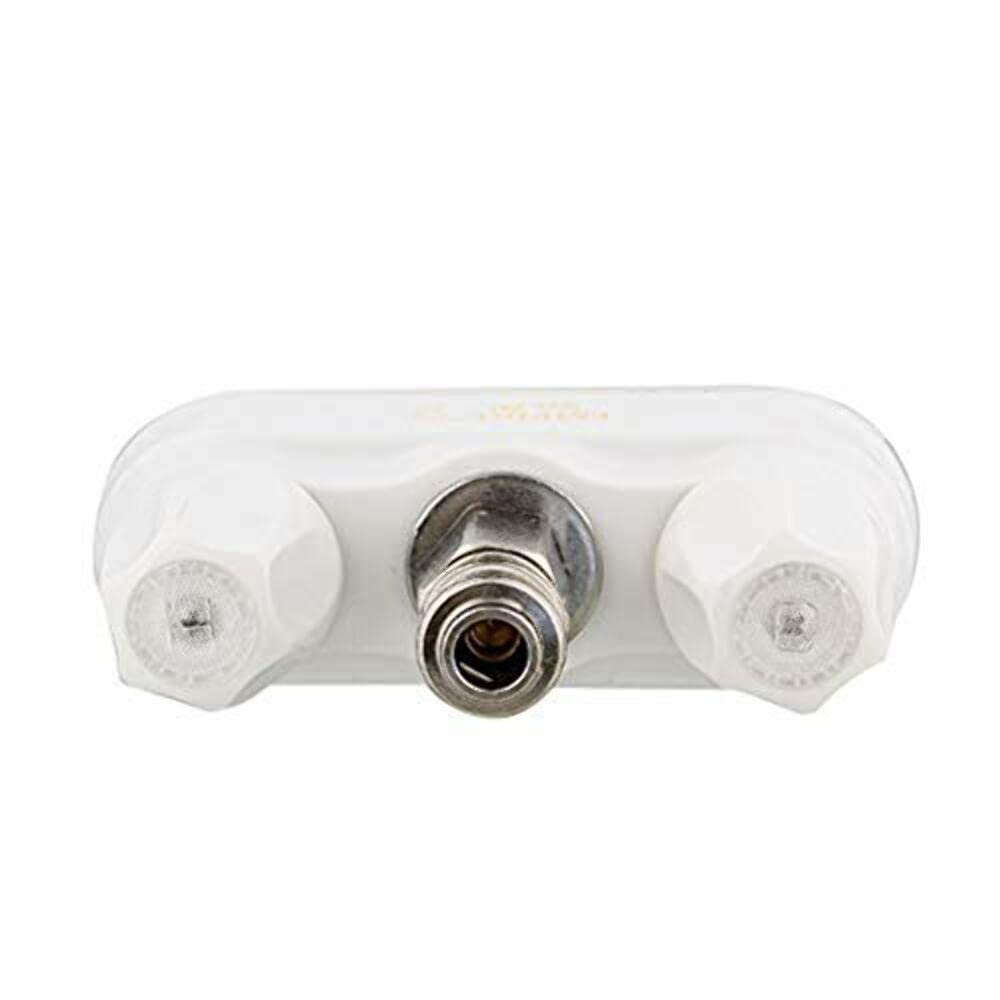 Empire Brass Company Crd-Qdflx-Wht 4' Two-Handle Faucet With Flex Spout