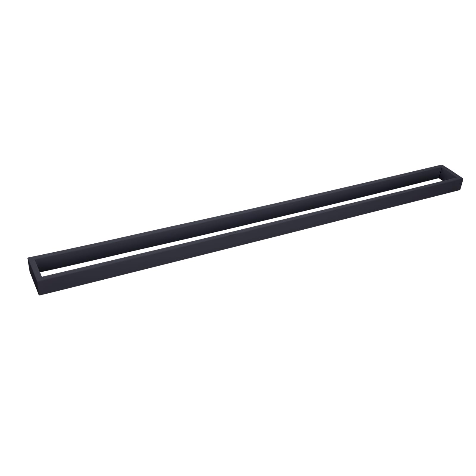 GERZWY Matte Black 36-Inch Bathroom Towel Bar SUS 304 Stainless Steel Bath Towel Bar Modern Style Wall Mount