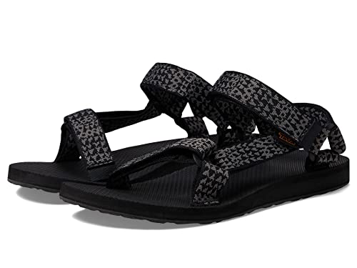 Teva Mens Original Universal Sandal, Etching Black, 11