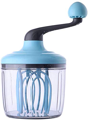 Egg Whisk &Separators Plastic Hand Crank Push Whisk Blender For Home - Versatile Tool For Egg Beater, Milk Frother, Hand Push Mi