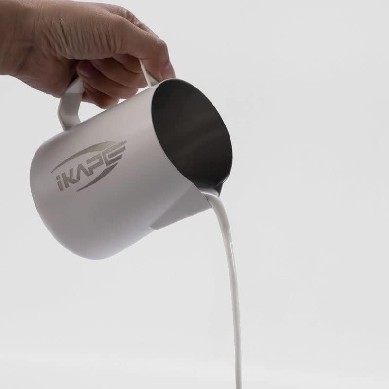 Ikape Coffee Products, 600Ml Milk Frothing Pitcher, Stainless Steel Milk Steaming Pitchers, Cappuccino Latte Art Barista Steam P