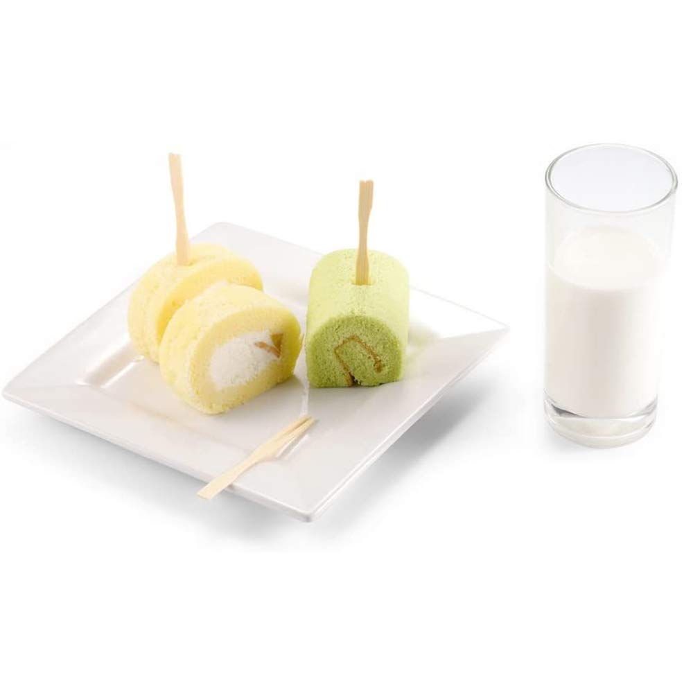 200 Pcs Bamboo Forks 3.5 Inch, Wooden Appetizer Forks Mini Food Picks For Party, Banquet, Buffet, Catering, And Daily Life