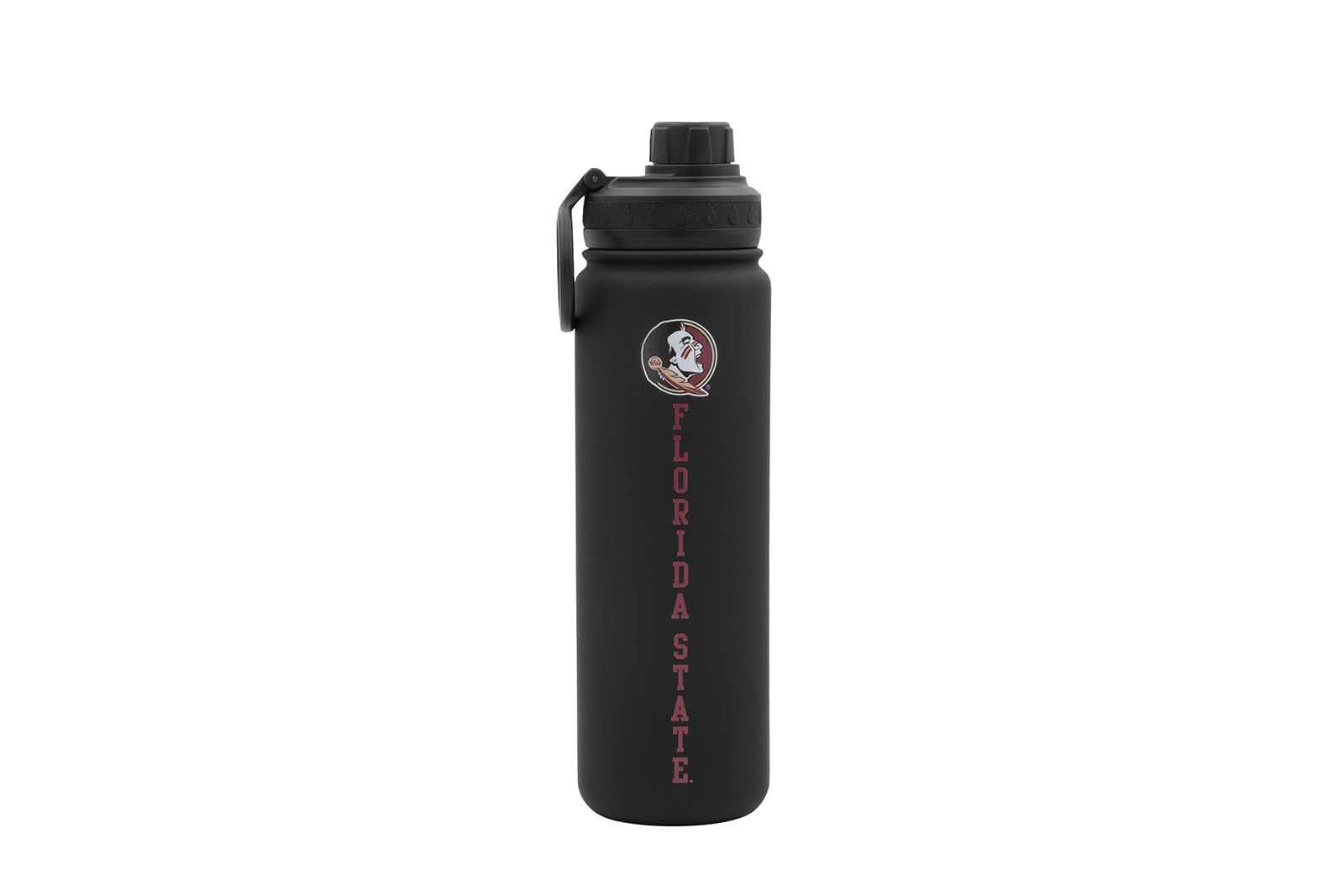 Decorvo Florida St Water Bottle - Black Double Walled Stainless Steel 24 oz Keeps Drinks Cold or Hot