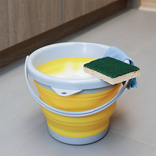 Kikkerland Or81-Y Collapsiblee Bucket, Yellow