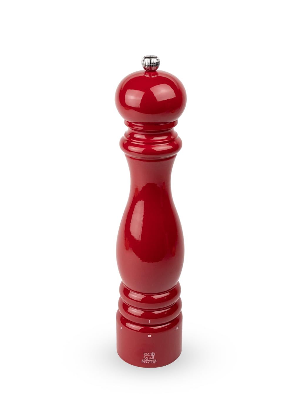 Peugeot Paris uSelect 12-inch Pepper Mill, Passion Red (41250), 11.82in.