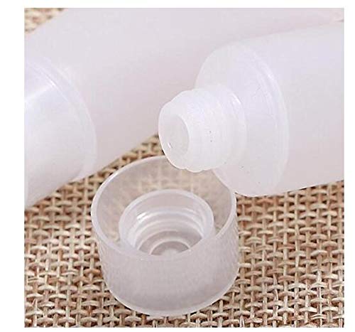 20Pcs 5Ml/5G/0.17Oz Small Empty Refillable Clear Plastic Travel Soft Tubes Cosmetic Sample Packing Vial Container Bottles For Sh