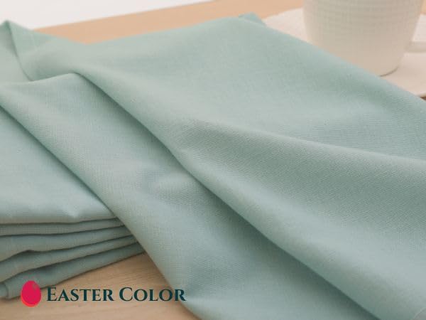 Fingercraft Cloth Napkins, Cotton Linen Blend Napkins Cloth Washable 12 Pack Premium Quality For Restaurant, Parties, Weddings,