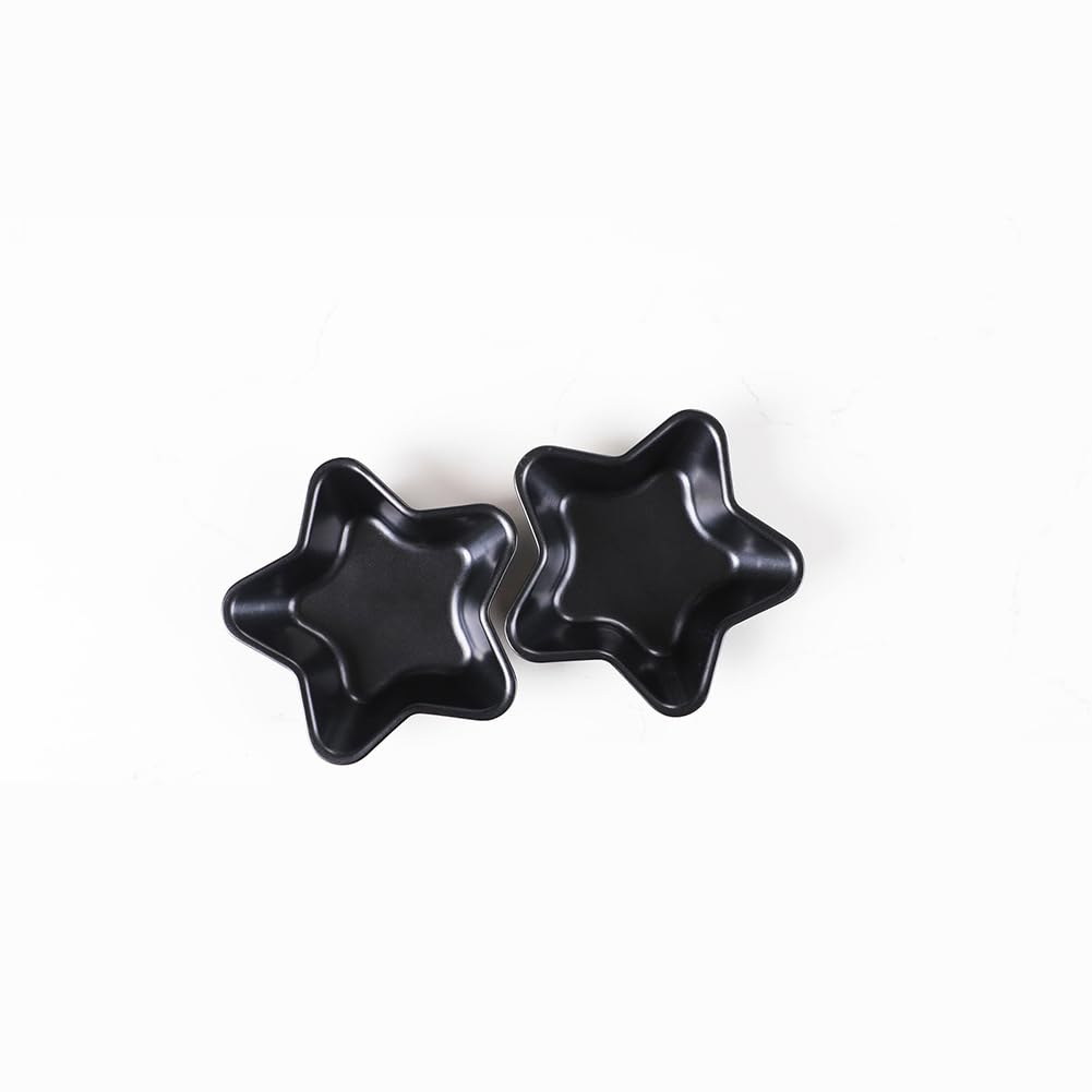 Uuyyeo 3 Pcs Mini Star Cake Pan Mold Cheese Cake Baking Tin Oven Bread Baking Mold Pan Cake Decorating Pan Birthday Party Baking