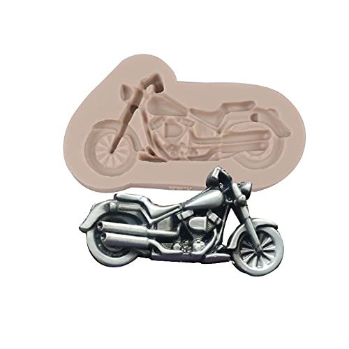 Cestony Motorcycle Silicone Molds For Diy Cake Fondant Biscuit Cookies Soap Sugar Pudding Chocolate Hard Candies Dessert Candle