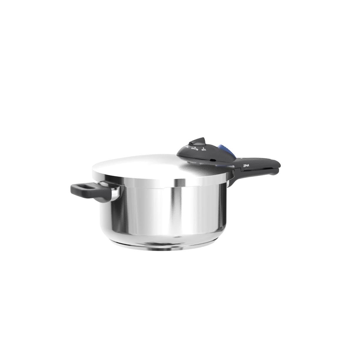 ZAVOR ZPot 4.2 Quart Pressure Cooker, 15-PSI, Polished Stainless Steel, Model ZCWSP01