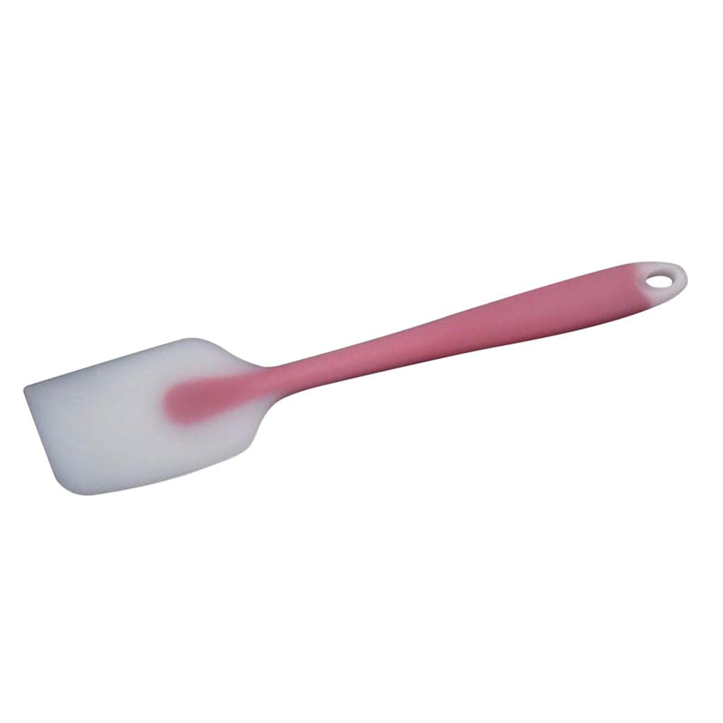 Zoomella Long Handle Silicone Spatula HeatResist Cake Decorating Scraper Rose Red|Cooking Utensils|Home & Garden