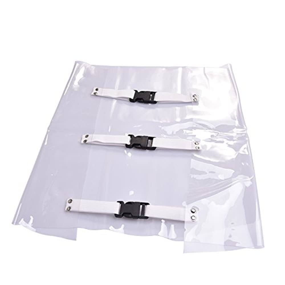 Seefdent Dental Chair Foot Cover Pad, Plastic Washable Clinic Unit Protector, Transparent Dustproof Mat