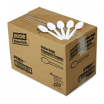 Dixie Plastic Tableware SPOON,TEA,PLS,MDWT,1MCT (Pack of5)
