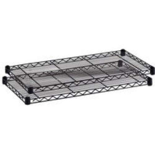 Safco Products 5242Bl Commercial Wire Shelving Extra Shelves 36'' W X 18'' D For Use With Basic Unit 5276Bl, Sold Separately, Bl