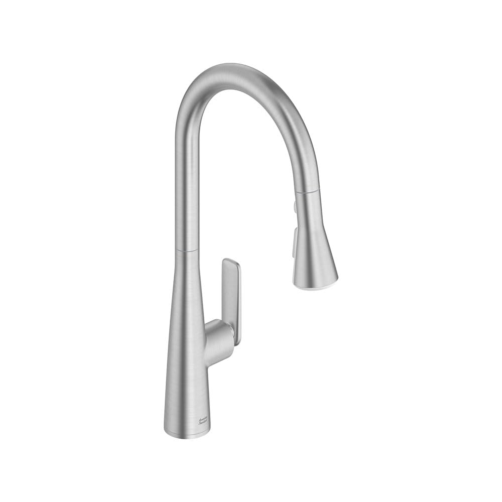 American Standard 104881DC00 Aspirations Single-Hole Kitchen Sink Faucet with Pull-Down Sprayer, 1.8 GPM, Stainless Steel