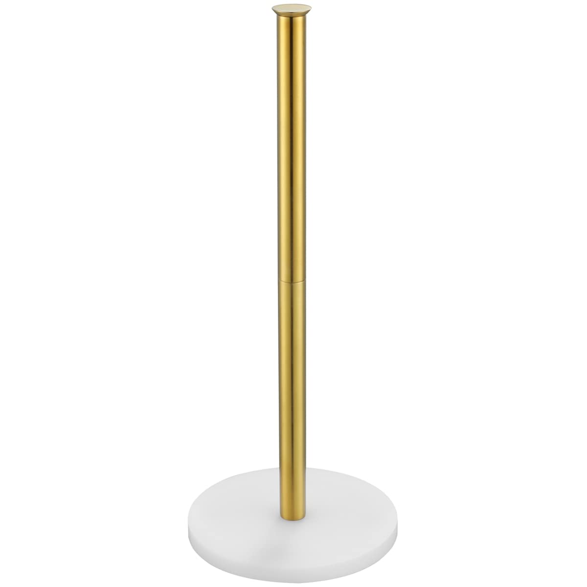 Jqk Toilet Paper Storage Stand White Gold, 304 Stainless Steel Tissue Reserve Holder Dispenser For Bathroom, Brushed Gold, Tps18