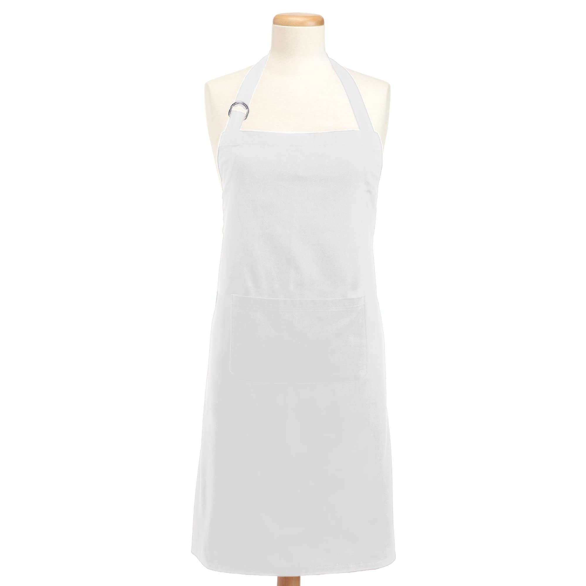 Dii Everyday Basic Kitchen Collection, Chef Apron, White