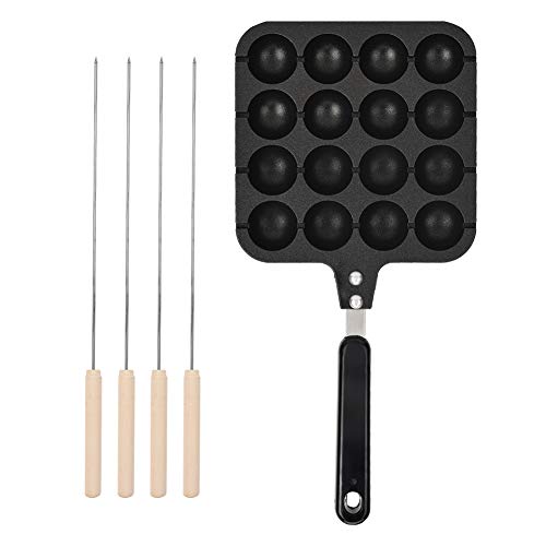 Takoyaki Grill Pan Premium Material Non-Stick Plate Round Pancakes Cooking Tools Baking Mold Tray Home Kitchen Accessories