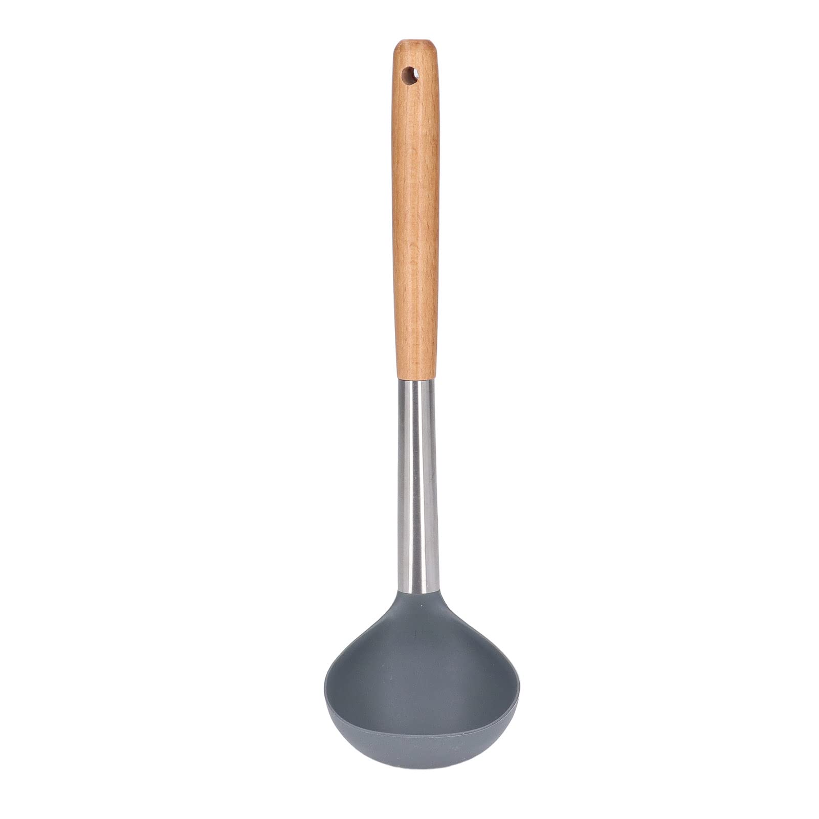 Milltrip Soup Ladle, Heat Resistance Soft Silicone Soup Spoon