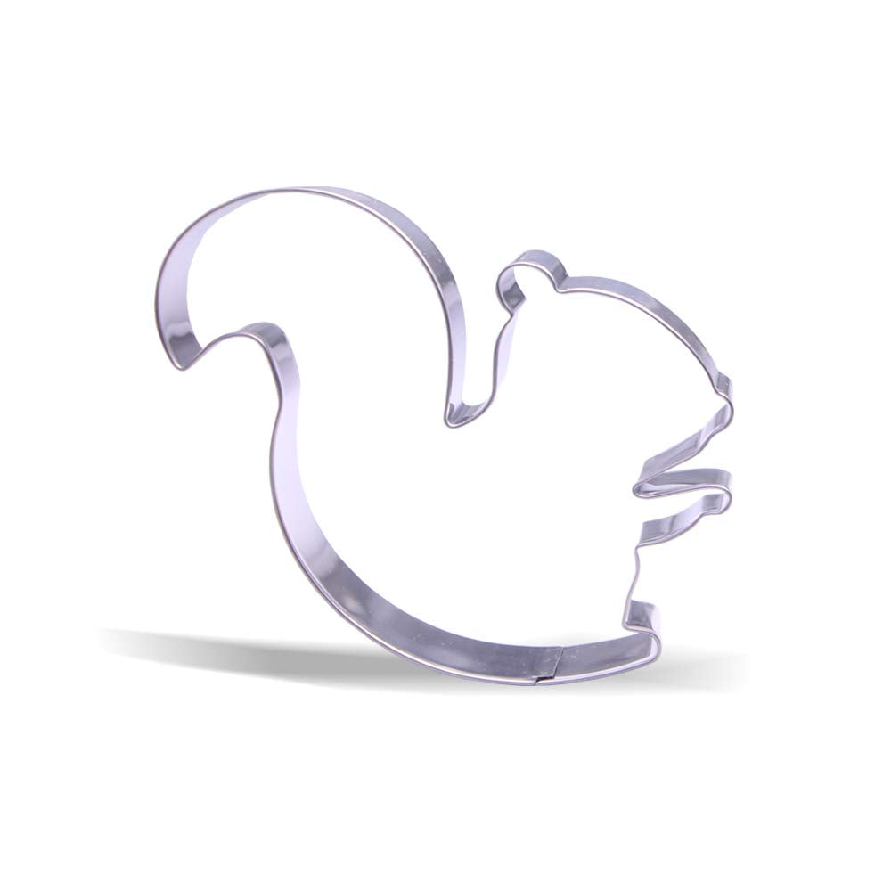 4.4 Inch Squirrel Cookie Cutter - Stainless Steel