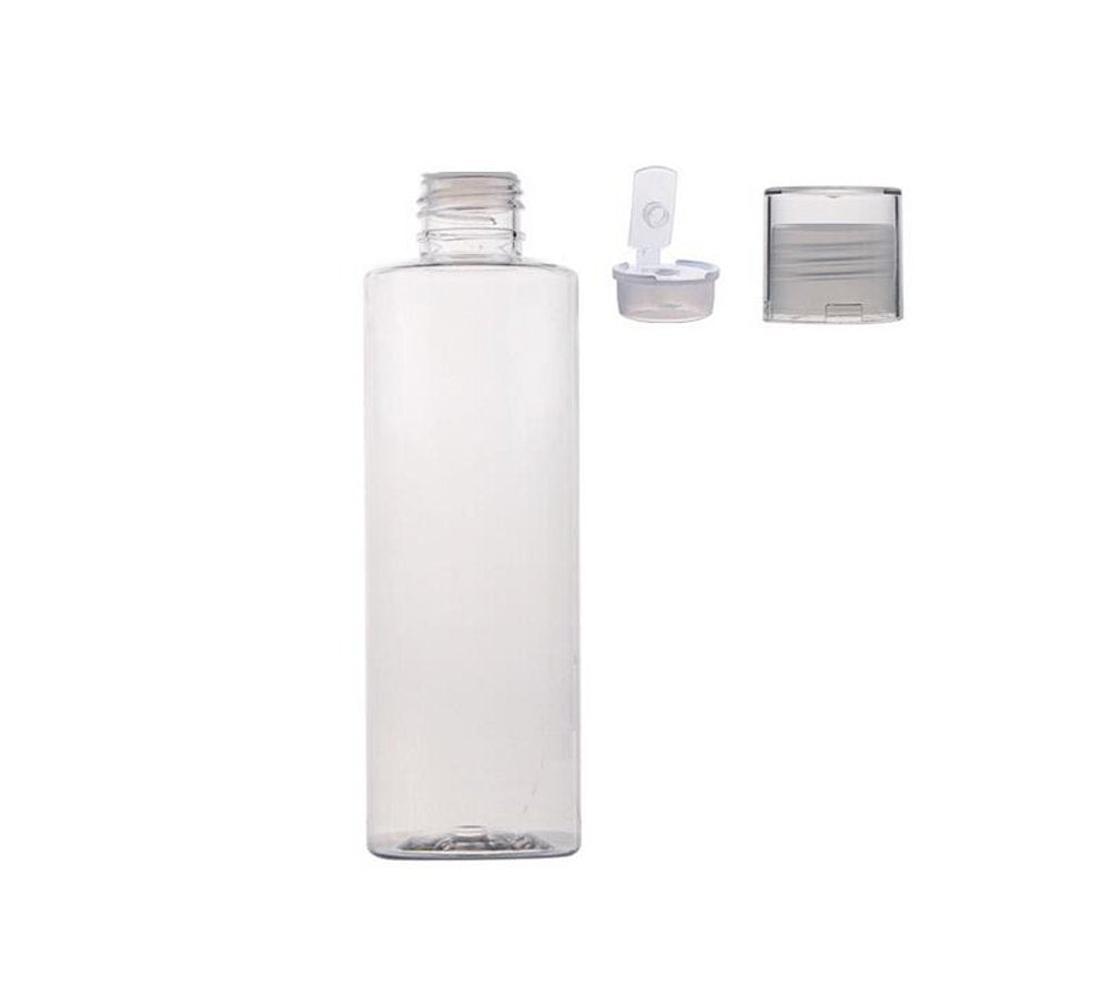 3Pcs Empty Clear Refillable Plastic Toner Lotion Cleanser Bottle Jars Travel Cosmetic Storage Container Packing Holder Organizer