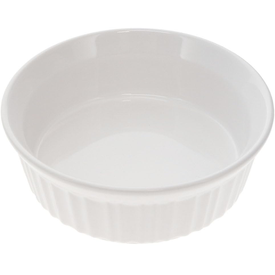 CorningWare FS24 (24oz) French White Ceramic Casserole Dish