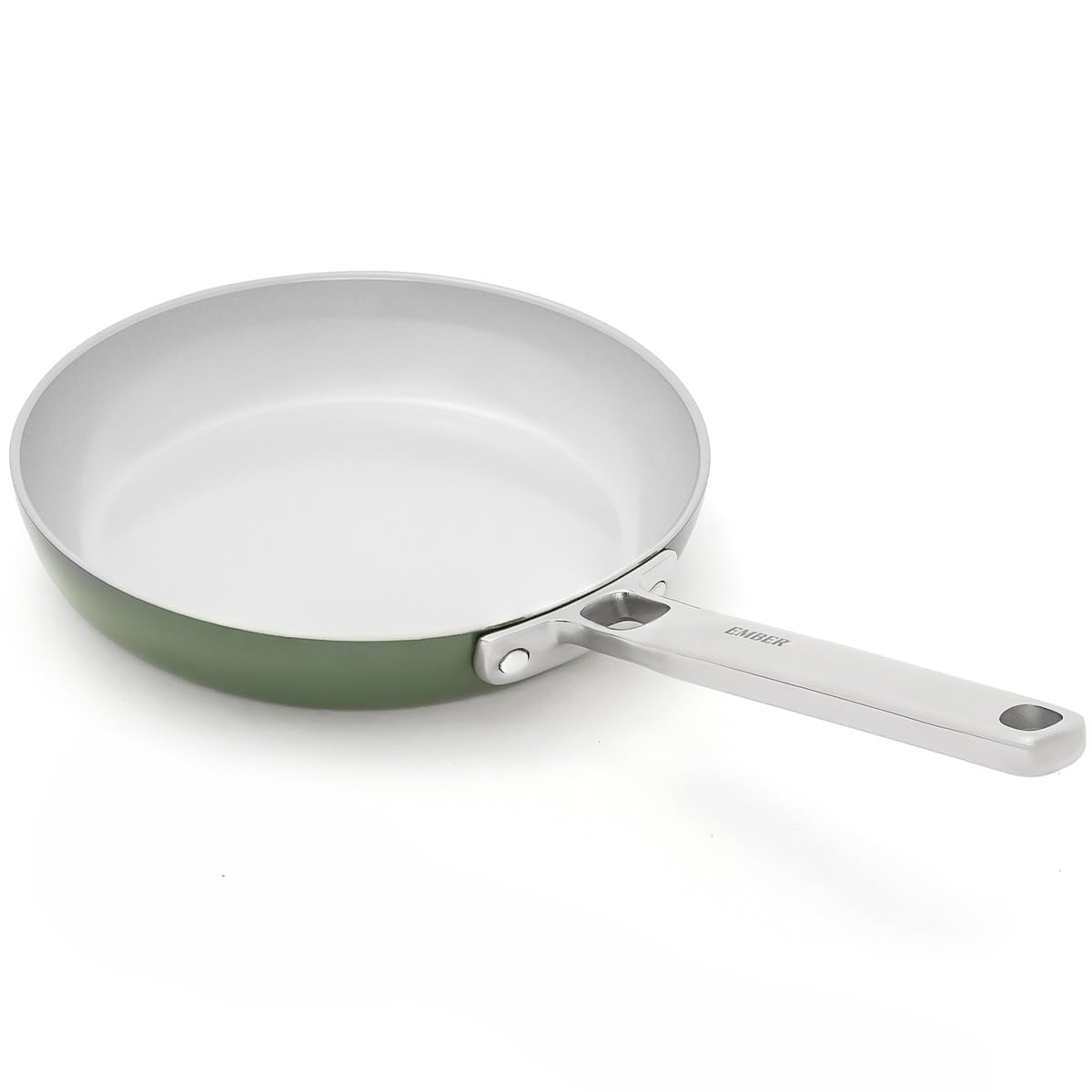 Ember Cookware Arcilla Ceramic Frying Pan 20Cm | Non Stick Induction Cookware | Non Toxic Pan | Isi Certified | Egg & Omelette P