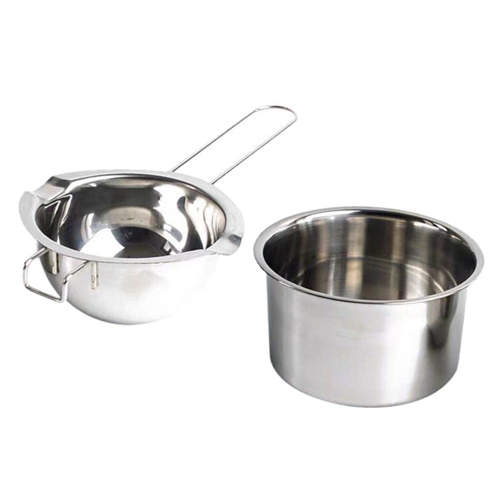 Merishopp Metal Wax Melting Pot Double Boiler For Diy Resin Crafts Candle Soap Making