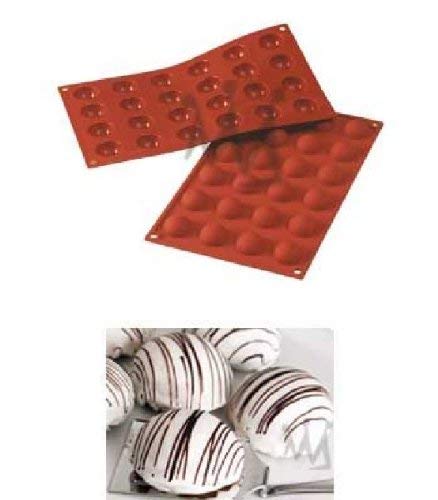 Silikomart Silicone Classic Collection Mold Shapes, Semi-Sphere, Mini