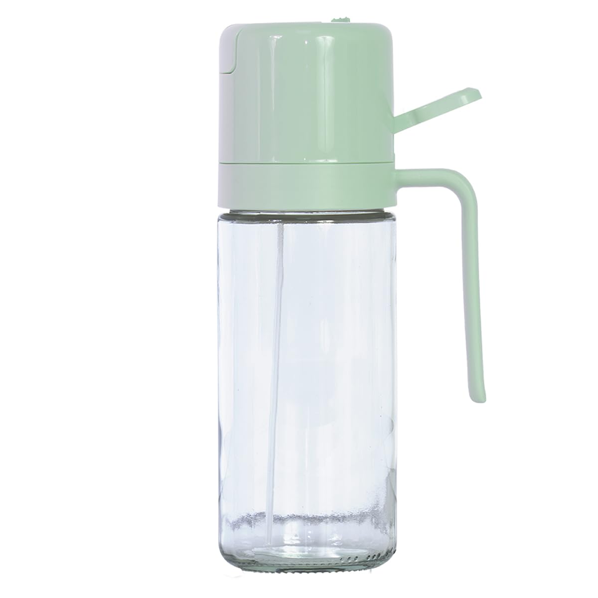 Glad 2 in 1 Oil Dispenser, 18.6oz/550ml - Olive Oil Sprayer for Cooking, Pouring Salad Dressing, and Grilling - Kitchen Gadget w