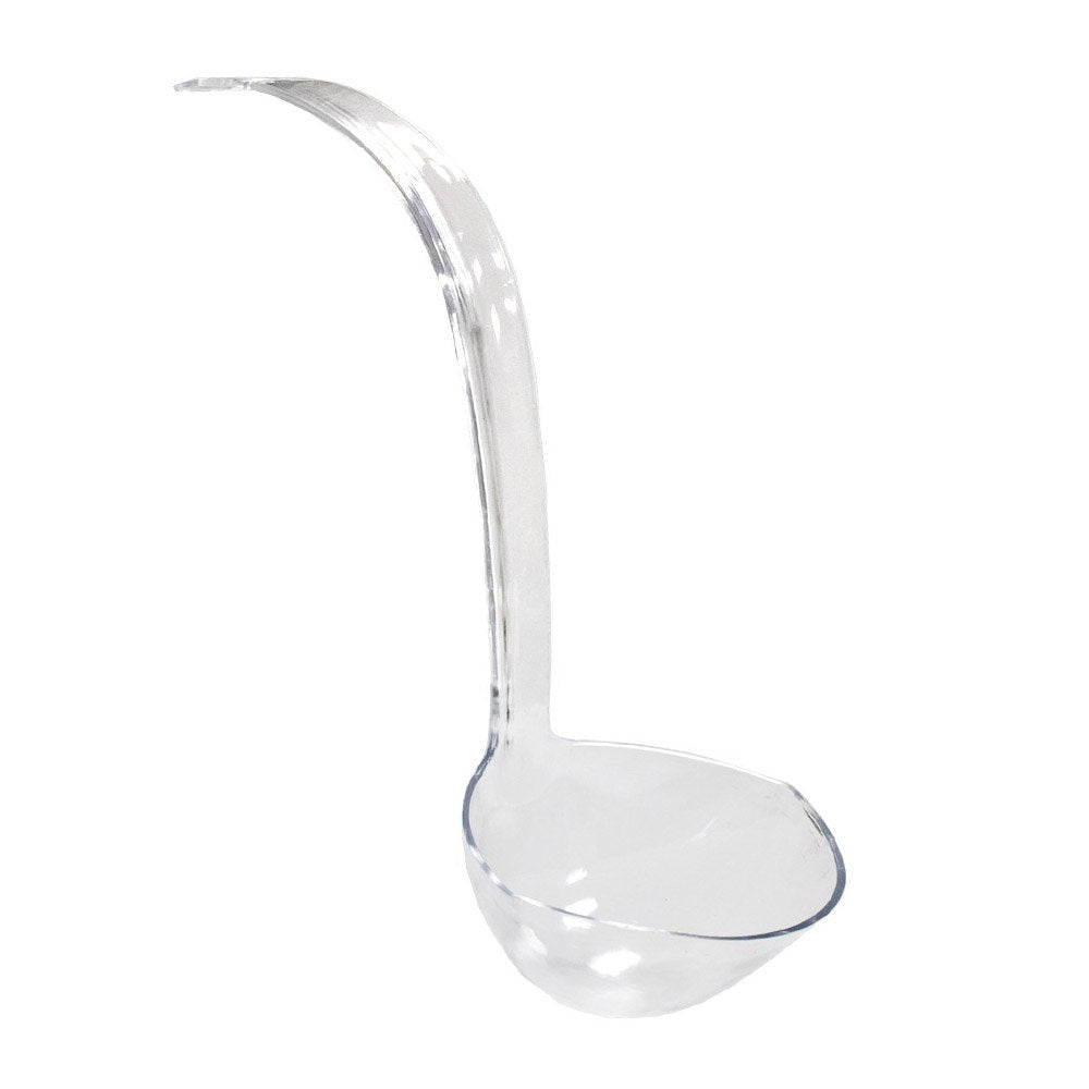 13.5In Clear Plastic Punch Bowl Ladle