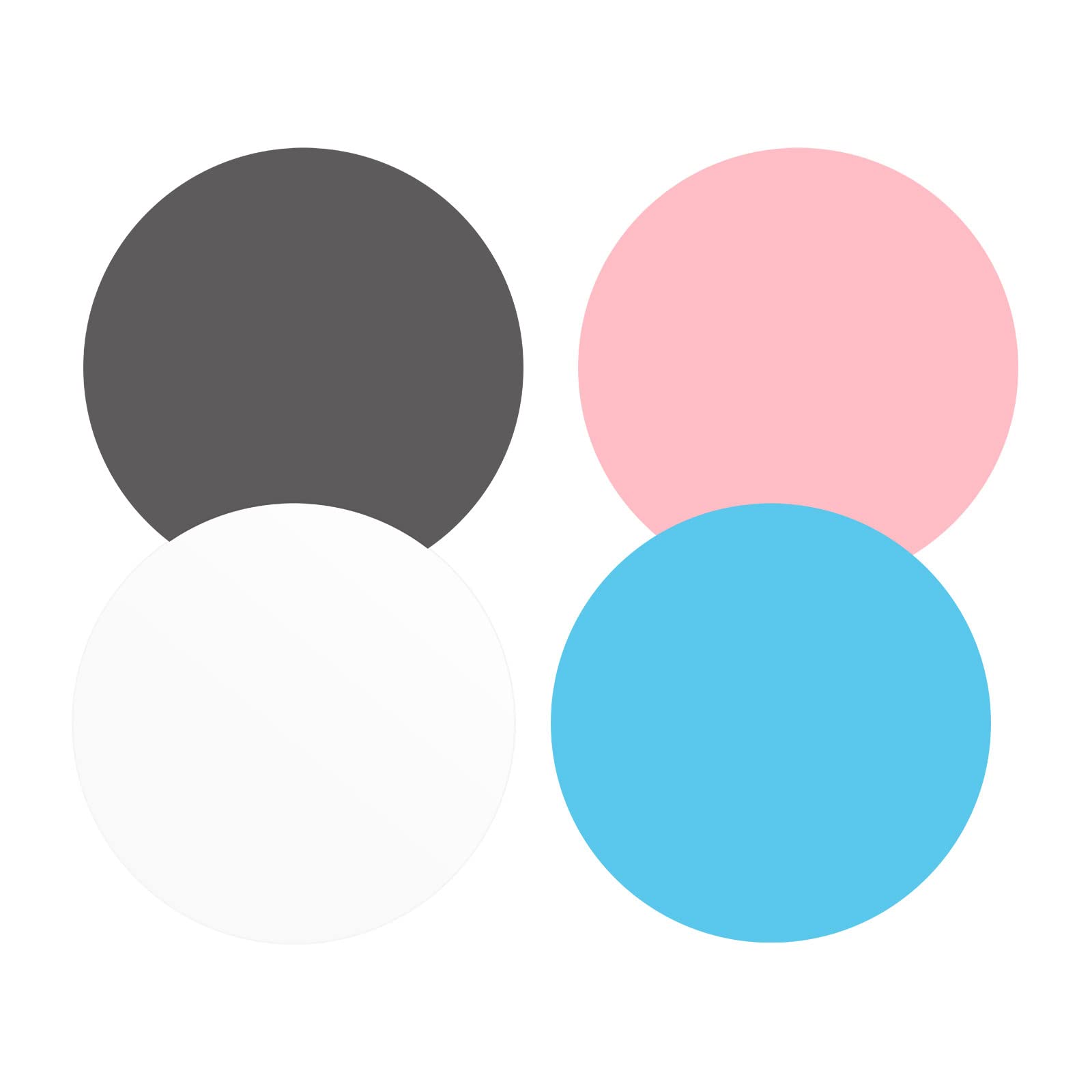 Savita 4Pcs Rubber Jar Openers, Multi-Purpose Rubber Jar Gripper Pads Round Bottle Lid Opener For The Elderly Seniors Kids Peopl