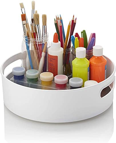 Krupasadhya 360 Rotating Kitchen Organizer Cosmetic Organizer Rotating Tray Lazy Susan For Kitchen Cabinet Spice Rack Tray Lazy 