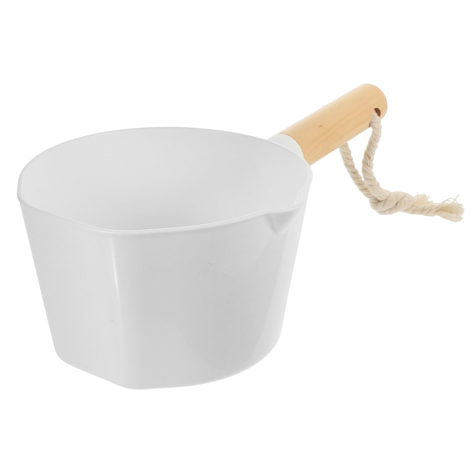 DOITOOL Plastic Water Ladle Long Handle, Bath Ladle Dipper Portable Water Pourer Spoon Hair Washing Scoop Tabo Flat Bottom Bath 