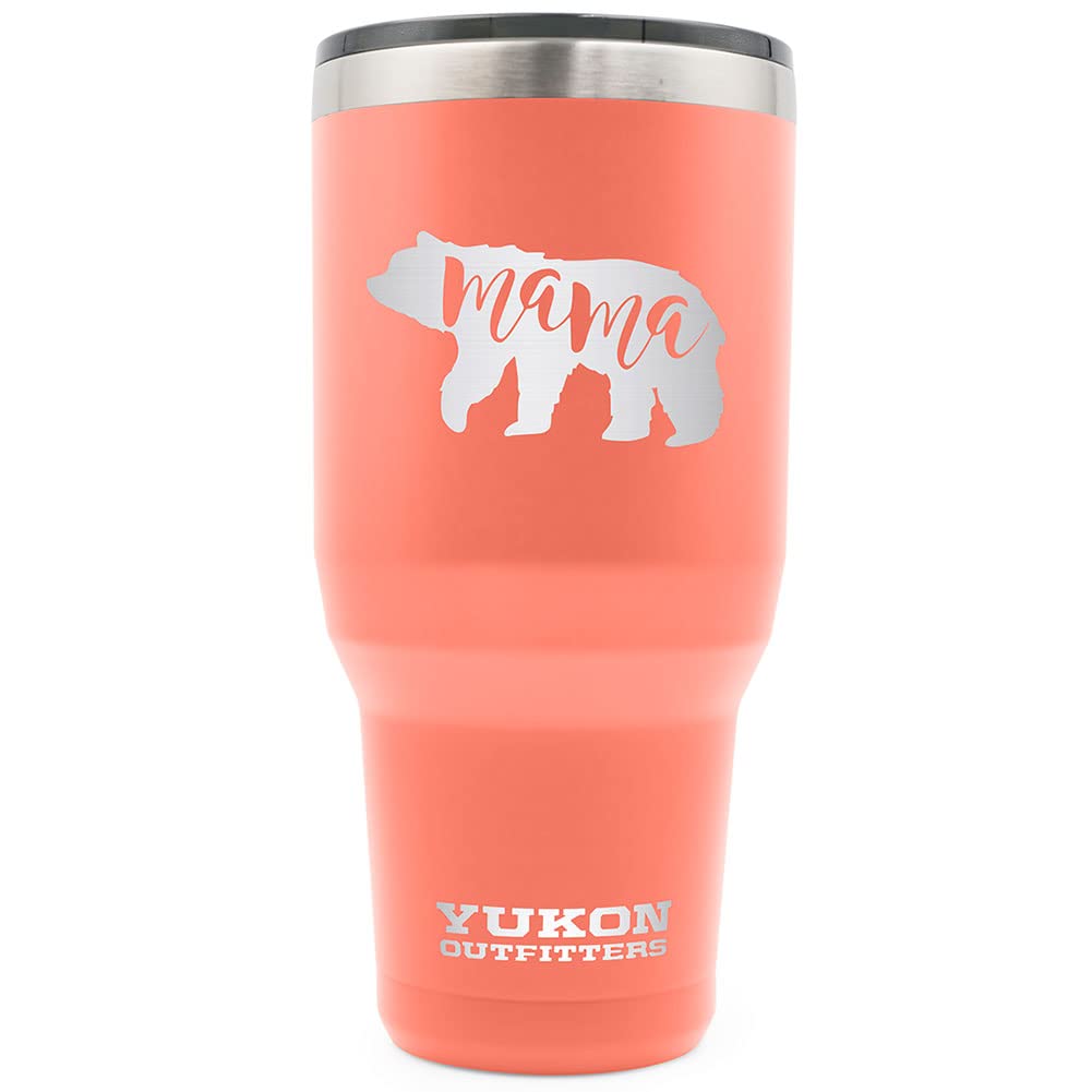 Yukon Outfitters Freedom High Grade 18/8 Stainless Steel Double Wall Vacuum Insulated Tumbler (40oz / 1183ml) - 8.8 H x 4.2 Top 