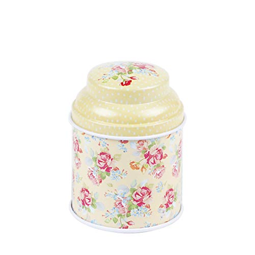 Tooget Elegant Metal Tinplate Empty Tins, Shabby Chic Mini-Boxes For Diy Candles, Dry Storage, Spices, Tea, Candy, Party Favors,