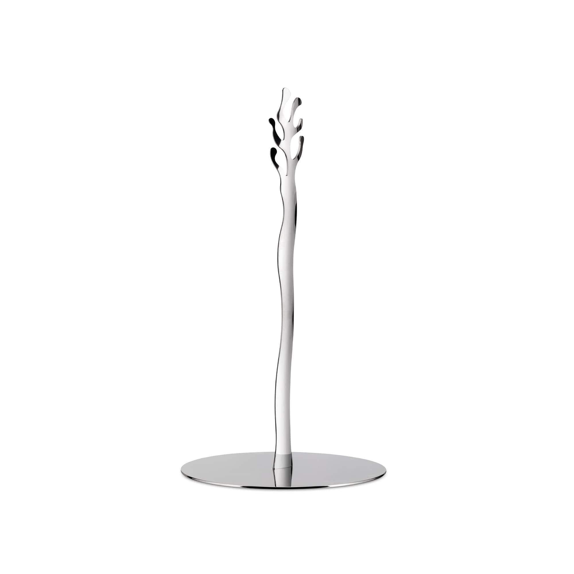 Alessi Kit.Roll Mediterraneo Kitchen Roll Holder, Silver