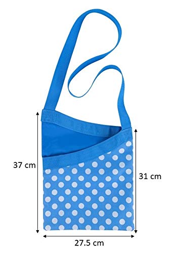 Elliott Peg Bag With Shoulder Strap, Blue, L