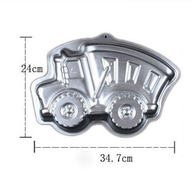 Wotoy 13 Inch 3D Truck Aluminum Cake Baking Pan Mold
